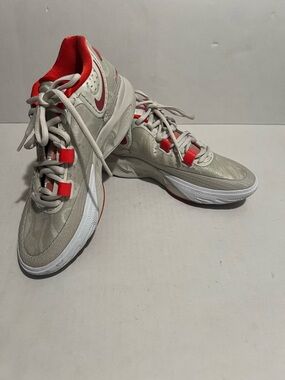 Nike Kyrie 8 Light Bone  Picante Red Sneakers Size 7.5
Worn inside 1 time